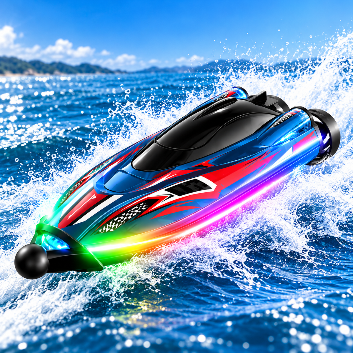 Bateau télécommandé - AquaRacer™ - Club Des Enfants