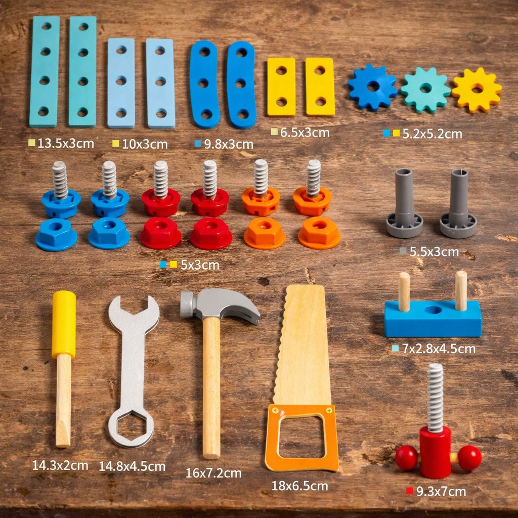 jeu de construction en bois - Petit Bâtisseur™ - Club Des Enfants