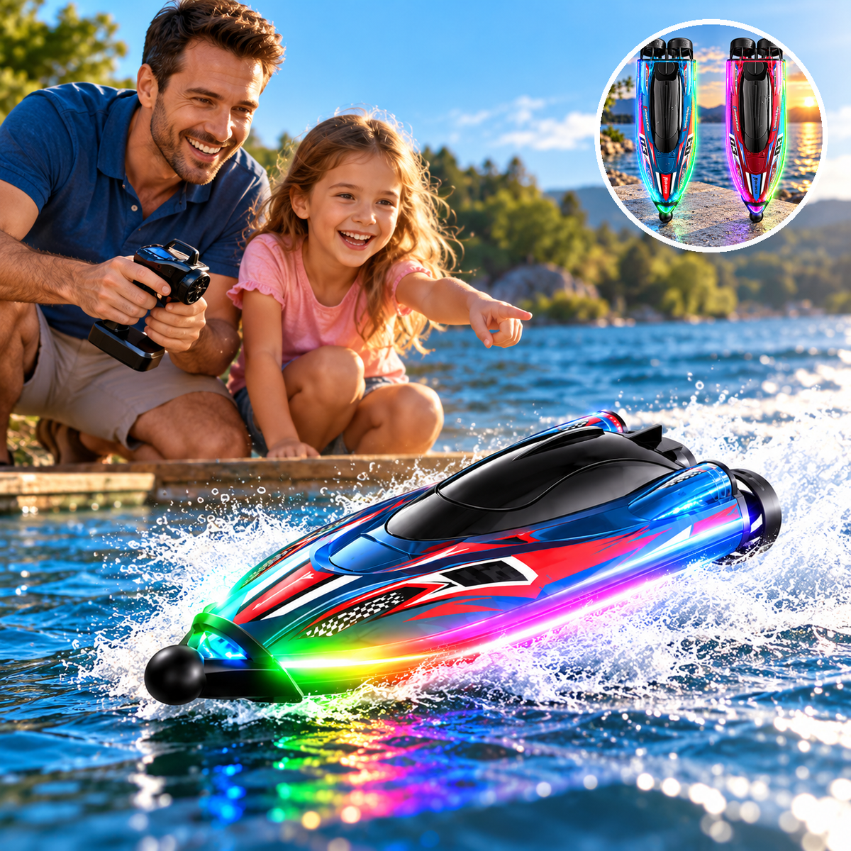 Bateau télécommandé - AquaRacer™ - Club Des Enfants