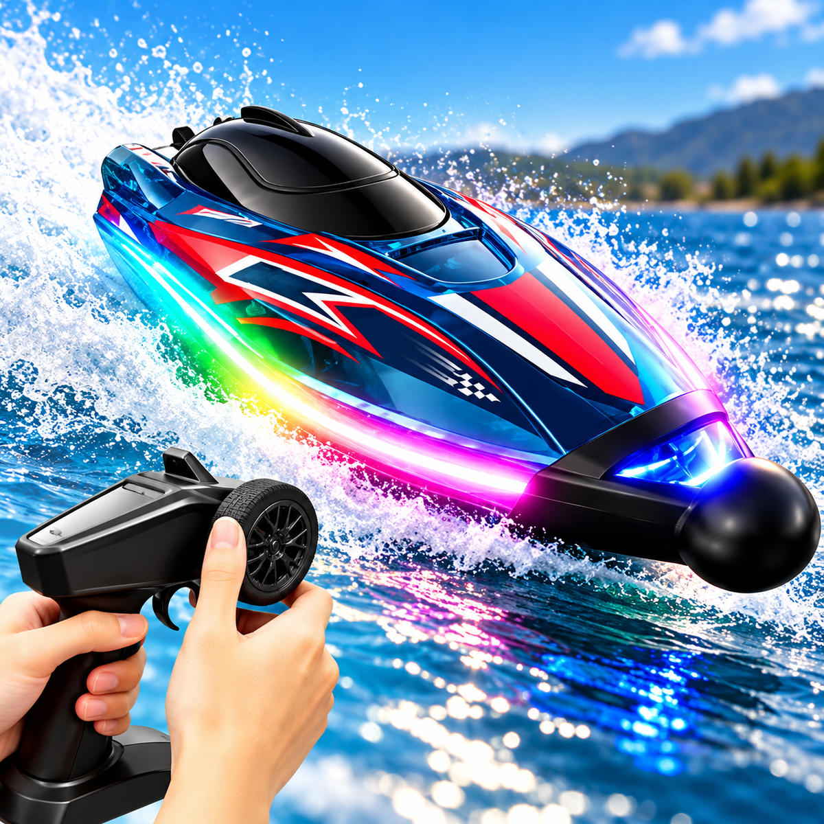 Bateau télécommandé - AquaRacer™ - Club Des Enfants