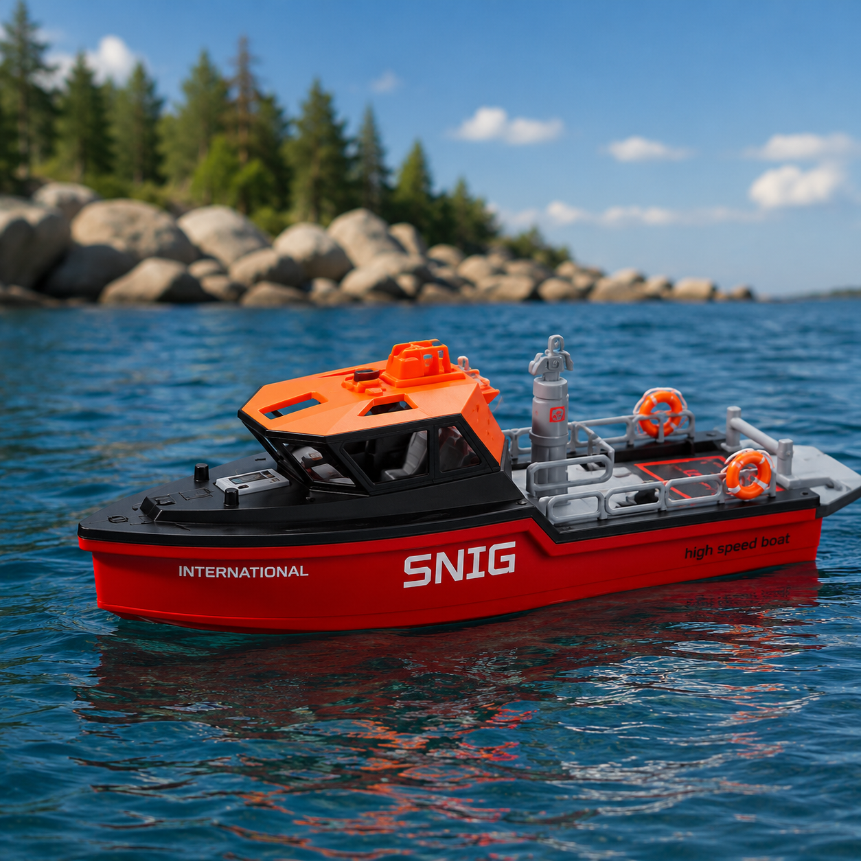 Bateau télécommandé - AquaRescue™ - Club Des Enfants