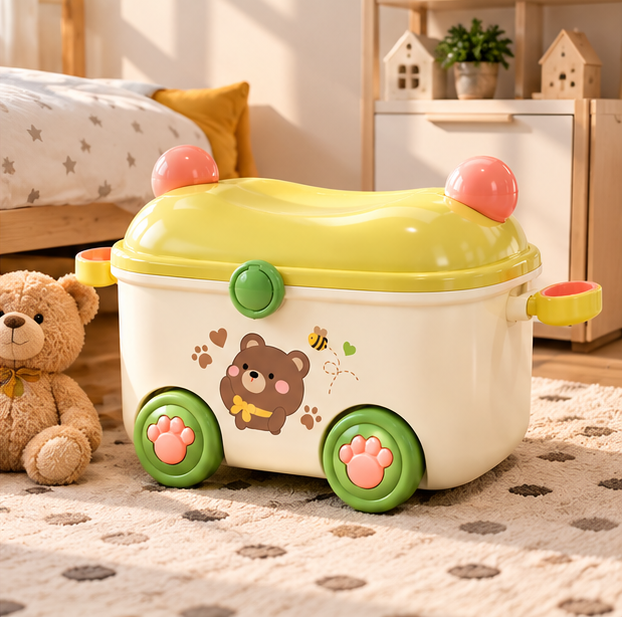 Boîte rangement jouets - RoulioBox™ - Club Des Enfants