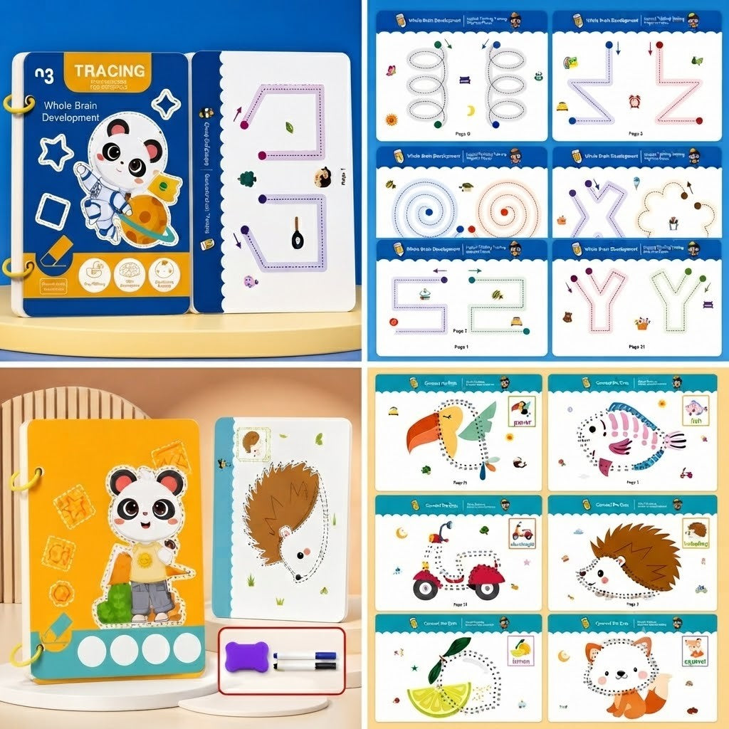 Cahier de graphisme - TraceKid™ - Club Des Enfants