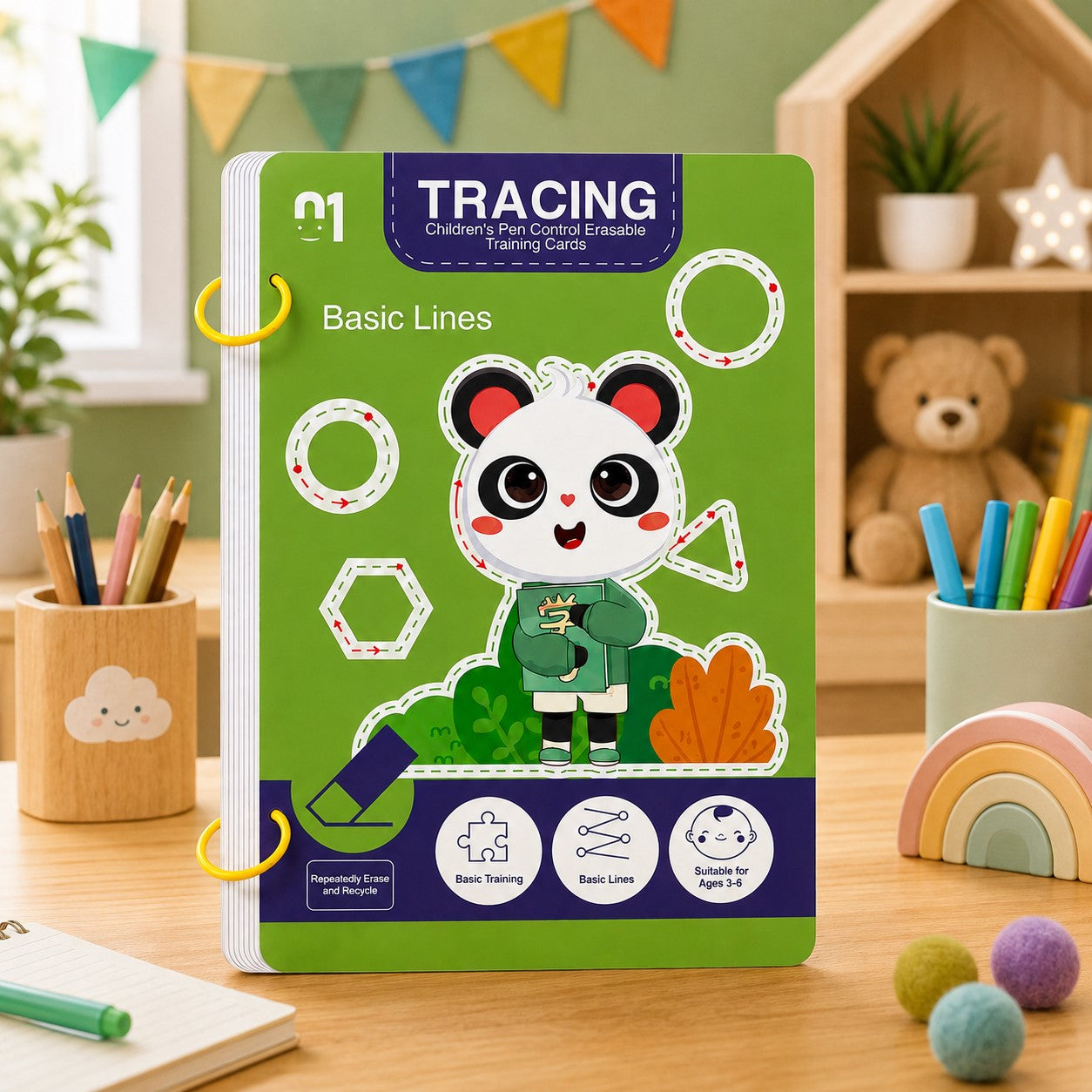 Cahier de graphisme - TraceKid2™ -  Club Des Enfants
