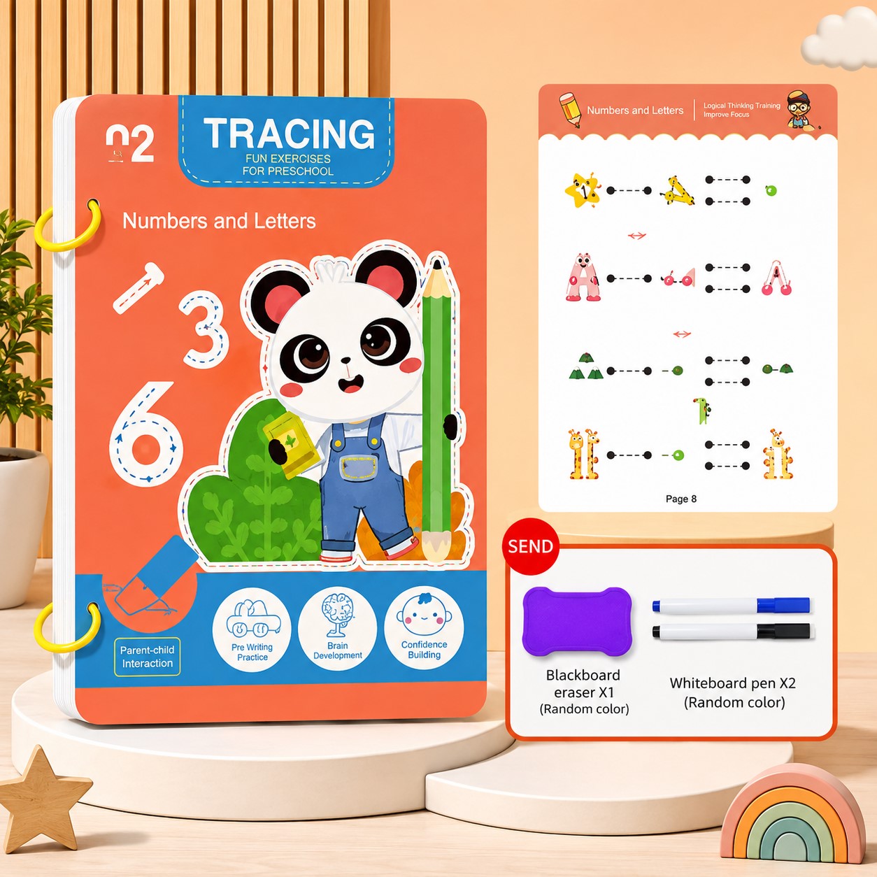 Cahier de graphisme - TraceKid2™ -  Club Des Enfants