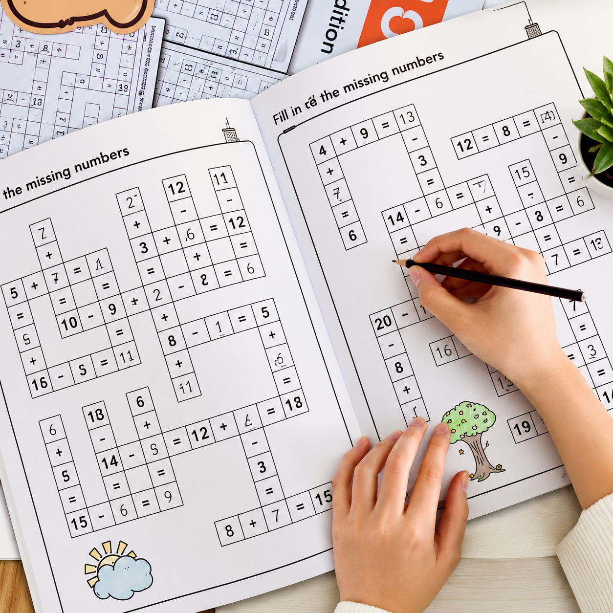 Cahier mathématiques enfant - MatiCroix™ - Club Des Enfants