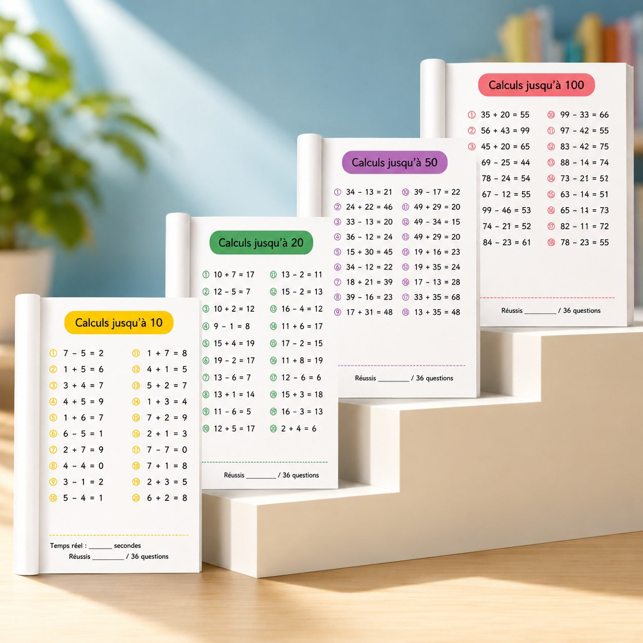 Cahier maths enfant - MathéPlus™ - Club Des Enfants