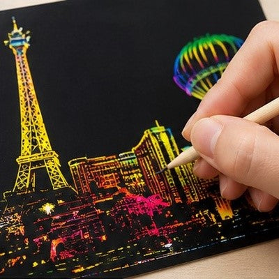 Carte à gratter - CityGlow™ - Club Des Enfants