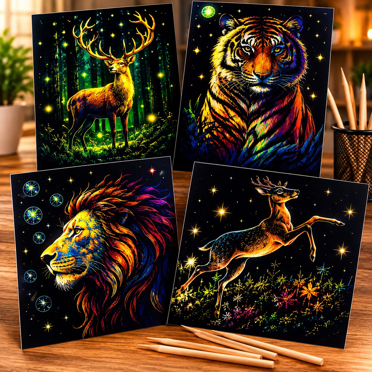 Carte à gratter - ForestGlow™ - Club Des Enfants