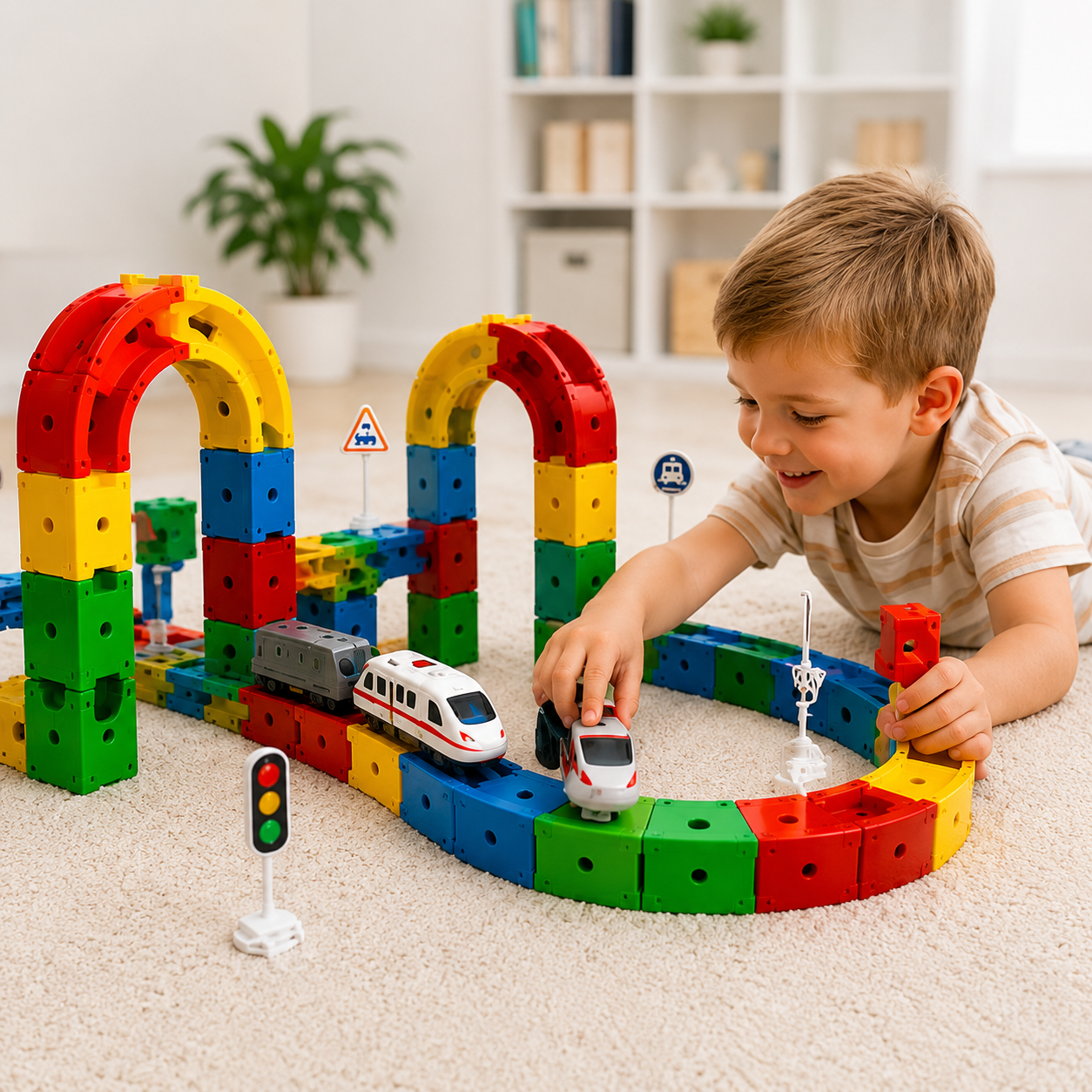 Circuit magnétique enfant - MagniRail™ - Club Des Enfants