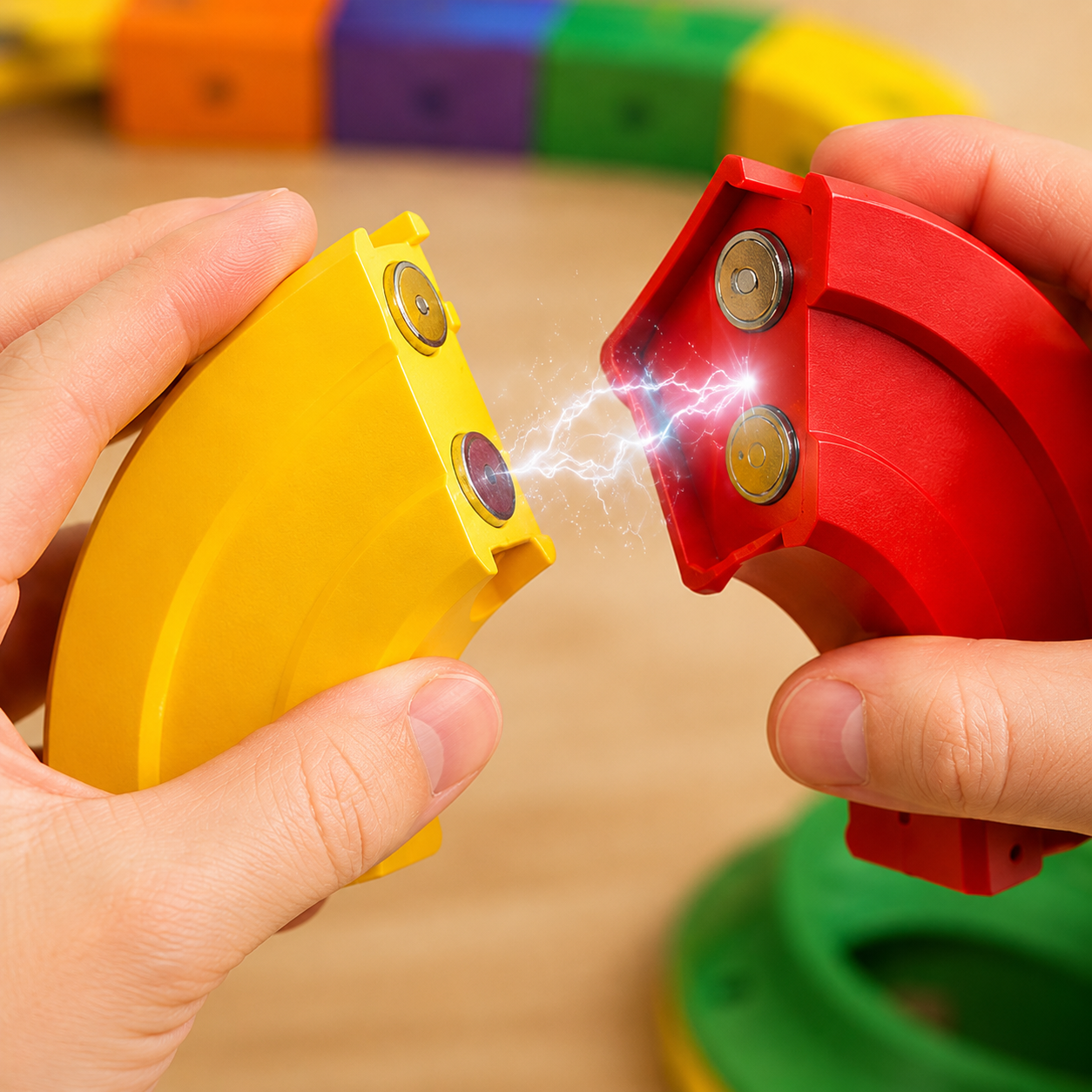 Circuit magnétique enfant - MagniRail™ - Club Des Enfants