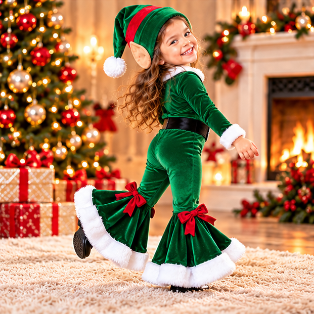 Déguisement Noël fille - ElfMagic™ - Club Des Enfants