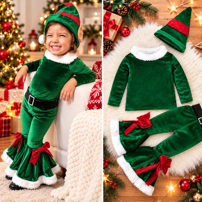 Déguisement Noël fille - ElfMagic™ - Club Des Enfants