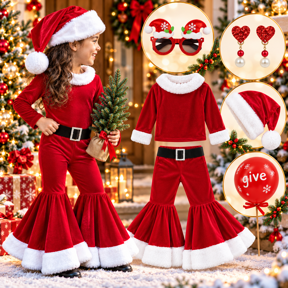 Déguisement Noël fille - MagicNoël™ - Club Des Enfants