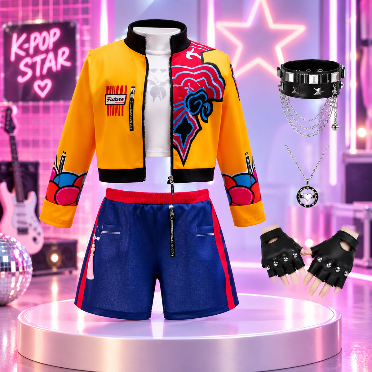 Déguisement kpop fille - PopStar™ - Club Des Enfants