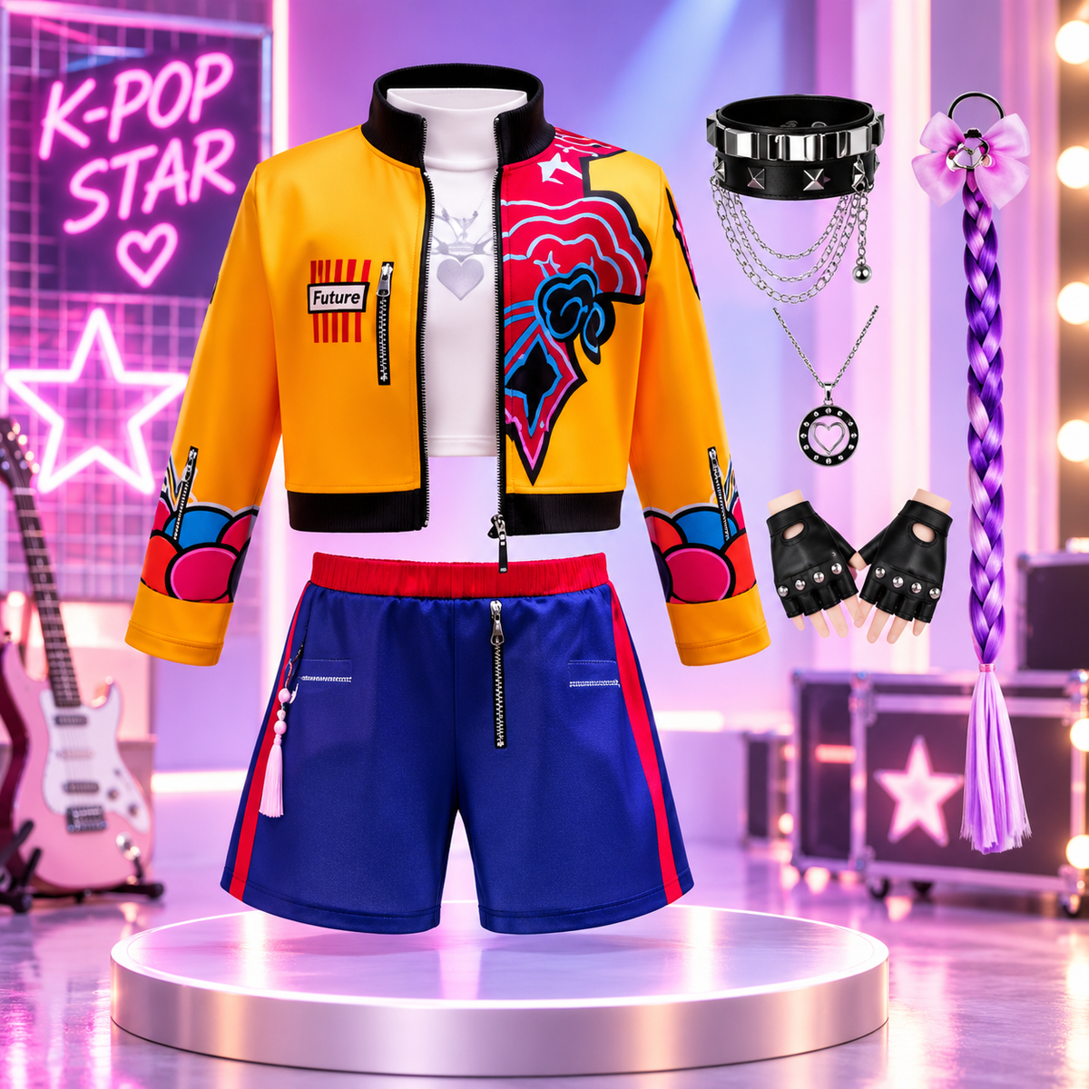 Déguisement kpop fille - PopStar™ - Club Des Enfants