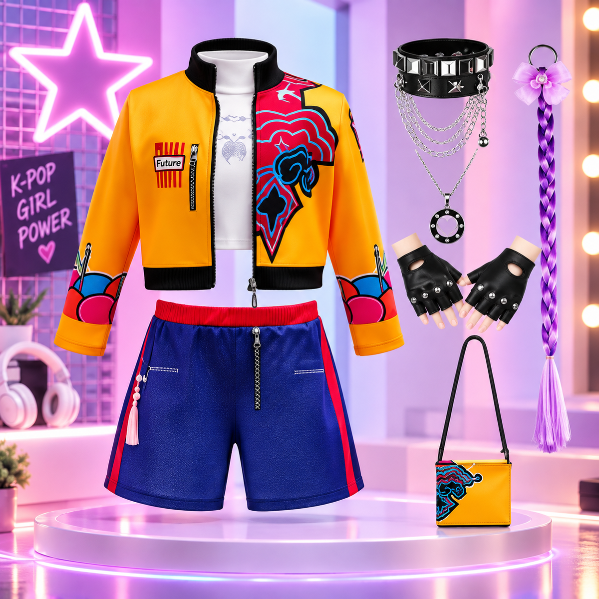 Déguisement kpop fille - PopStar™ - Club Des Enfants