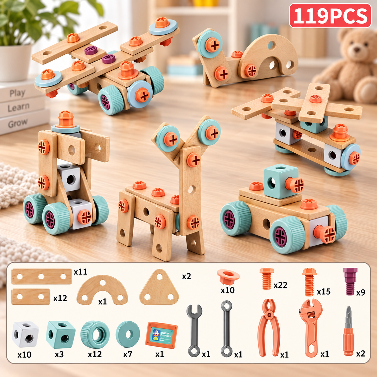 Kit de construction enfant - Petit Bâtisseur2™ - Club Des Enfants
