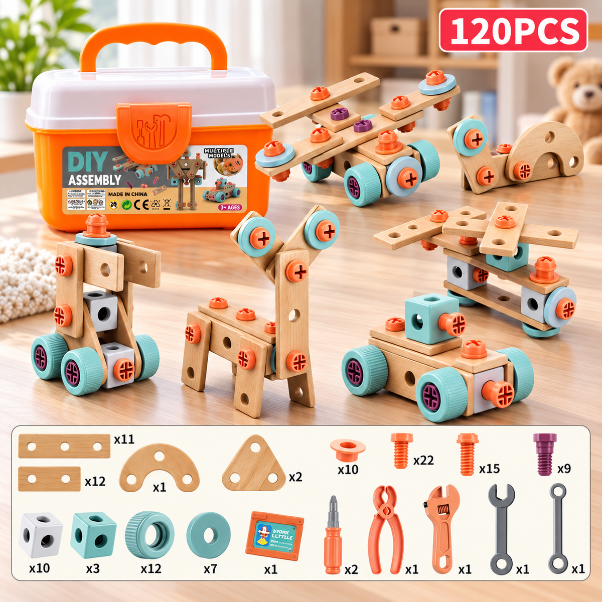 Kit de construction enfant - Petit Bâtisseur2™ - Club Des Enfants