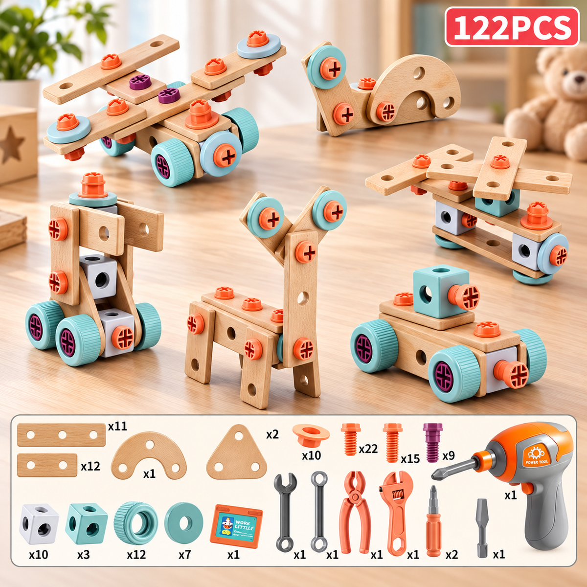 Kit de construction enfant - Petit Bâtisseur2™ - Club Des Enfants