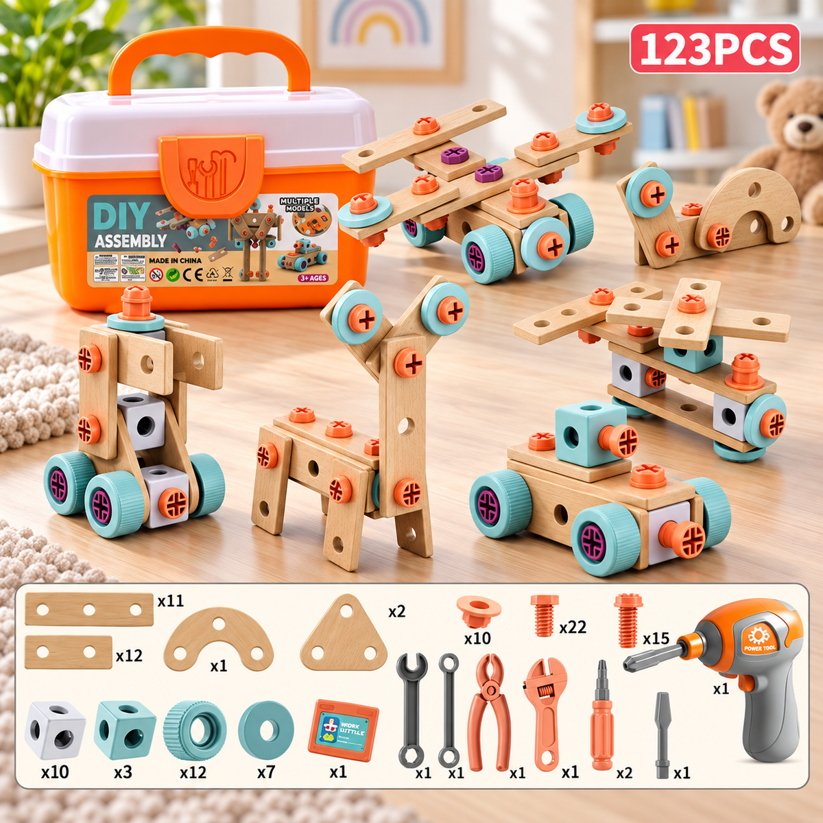 Kit de construction enfant - Petit Bâtisseur2™ - Club Des Enfants
