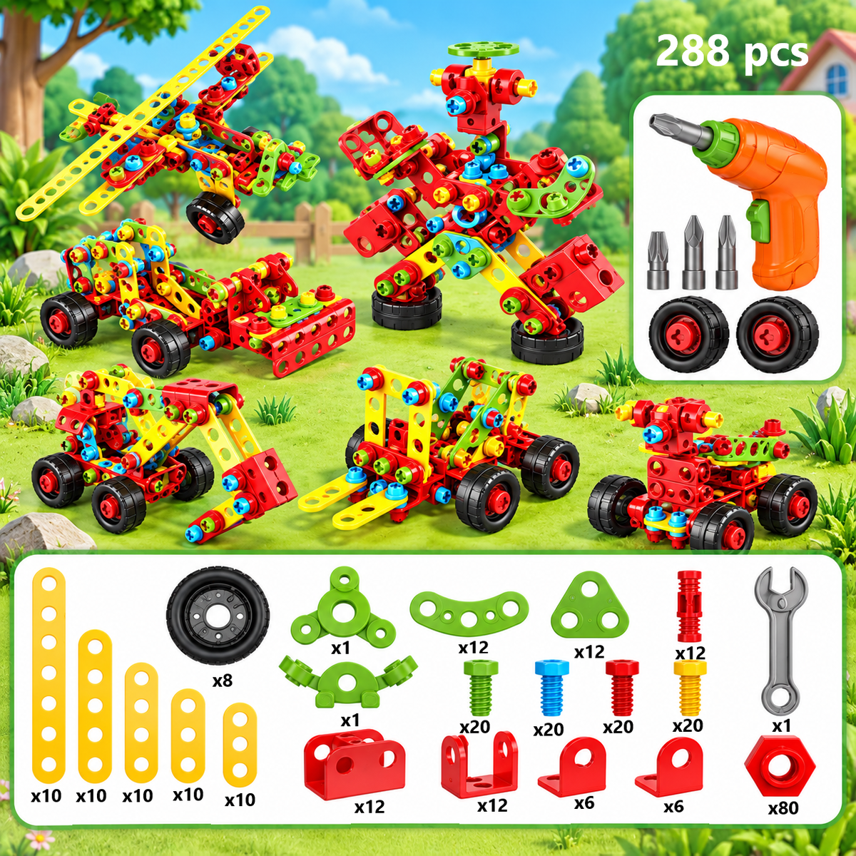 Kit de construction mécanique - MecaBuild™ - Club Des Enfants