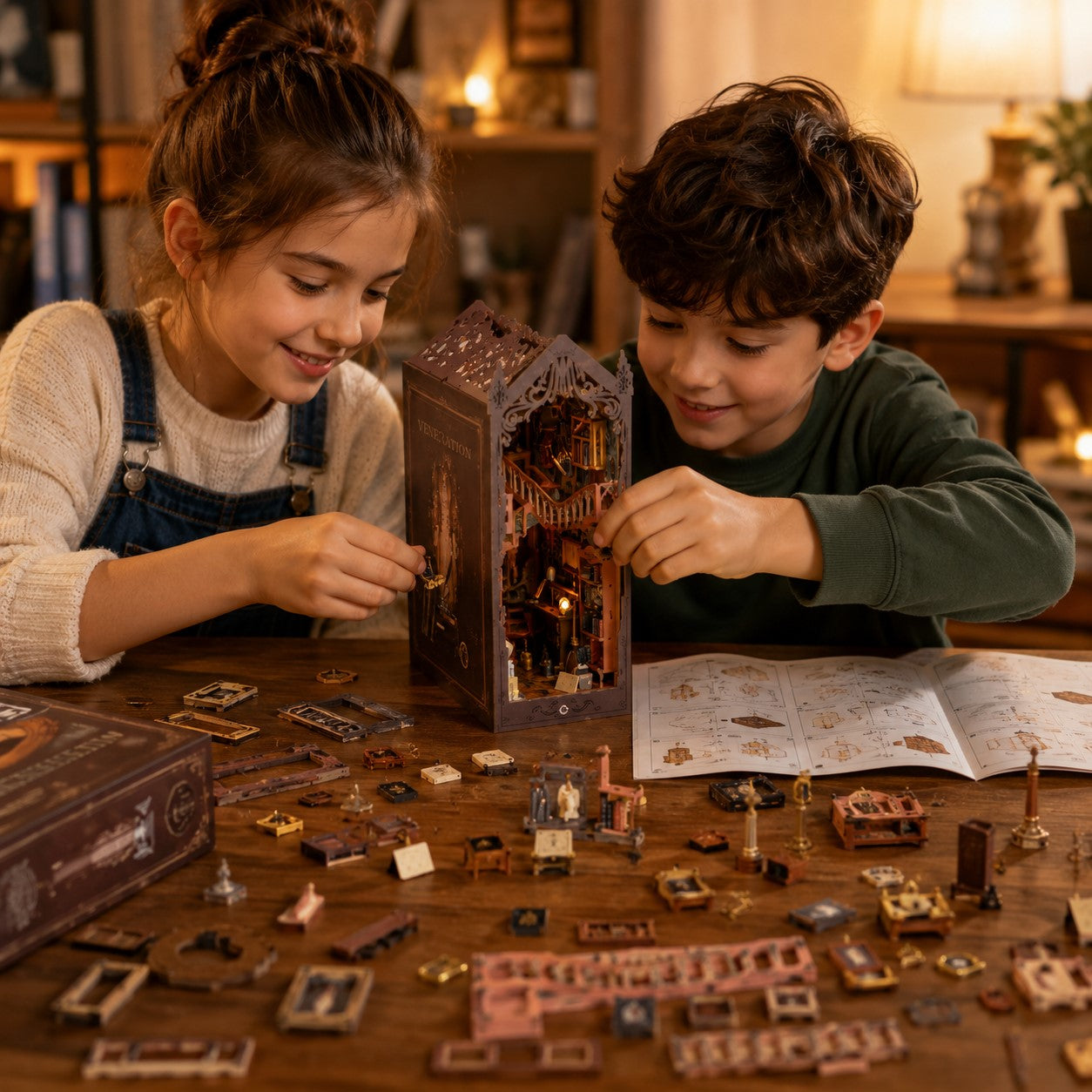 Maison de poupée en bois - BiblioRêve™ - Club Des Enfants