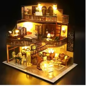 Maison de poupée en bois - CasaMini™ - Club Des Enfants
