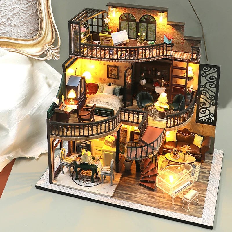 Maison de poupée en bois - CasaMini™ - Club Des Enfants