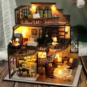 Maison de poupée en bois - CasaMini™ - Club Des Enfants