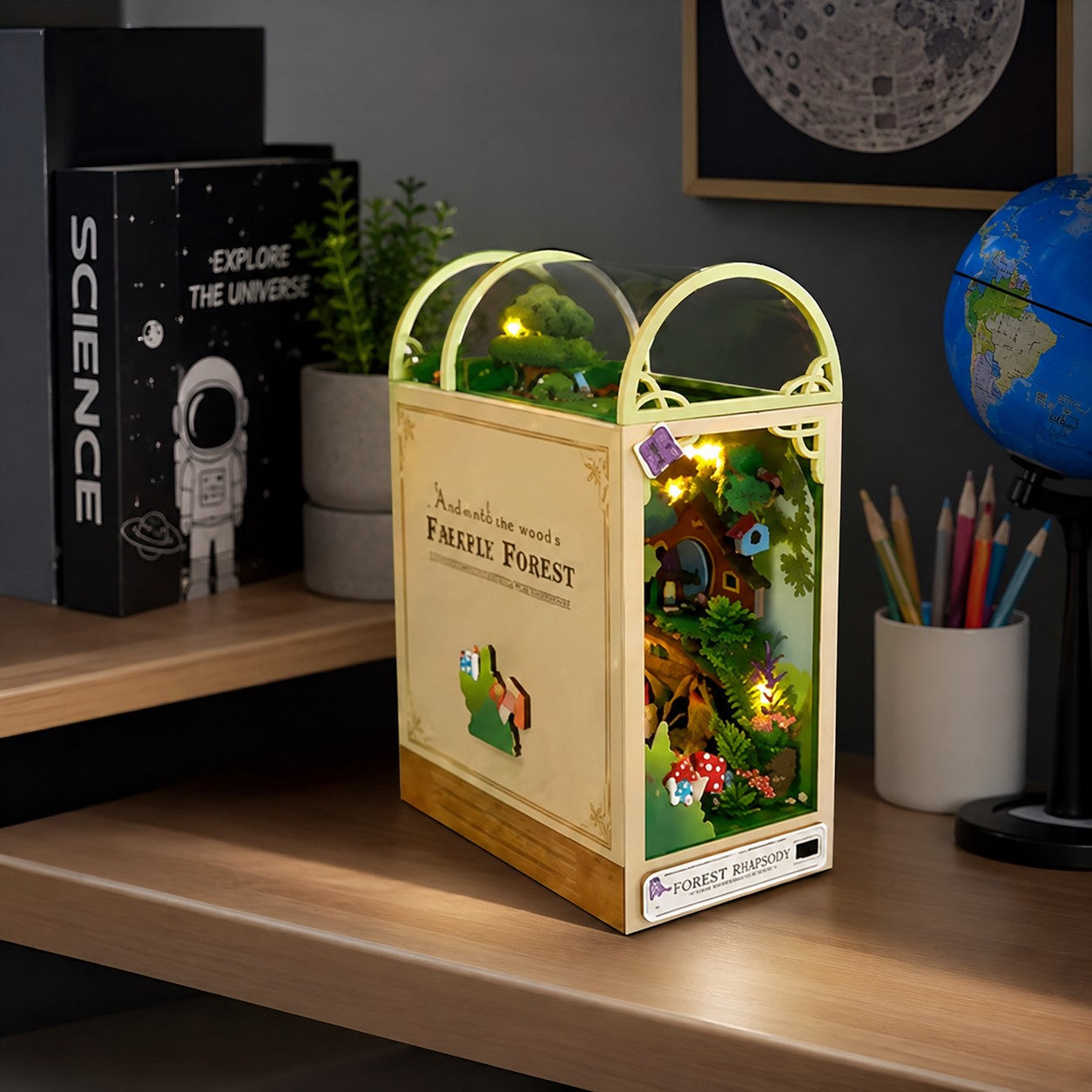 Maison de poupée en bois - FairyForest™ - Club des Enfants