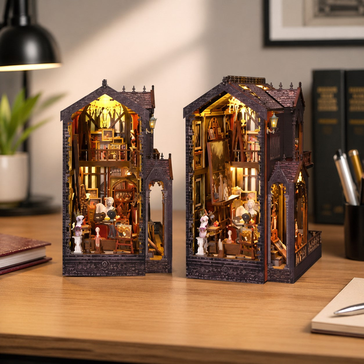 Maison de poupée en bois - LumiArt™ - Club Des Enfants
