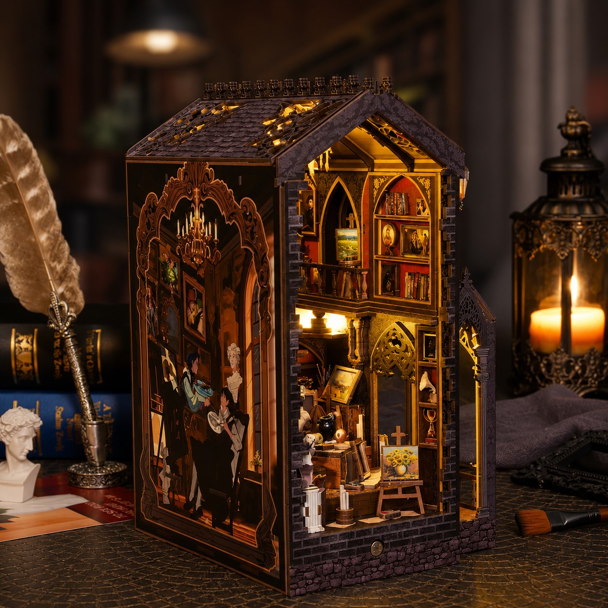 Maison de poupée en bois - LumiArt™ - Club Des Enfants