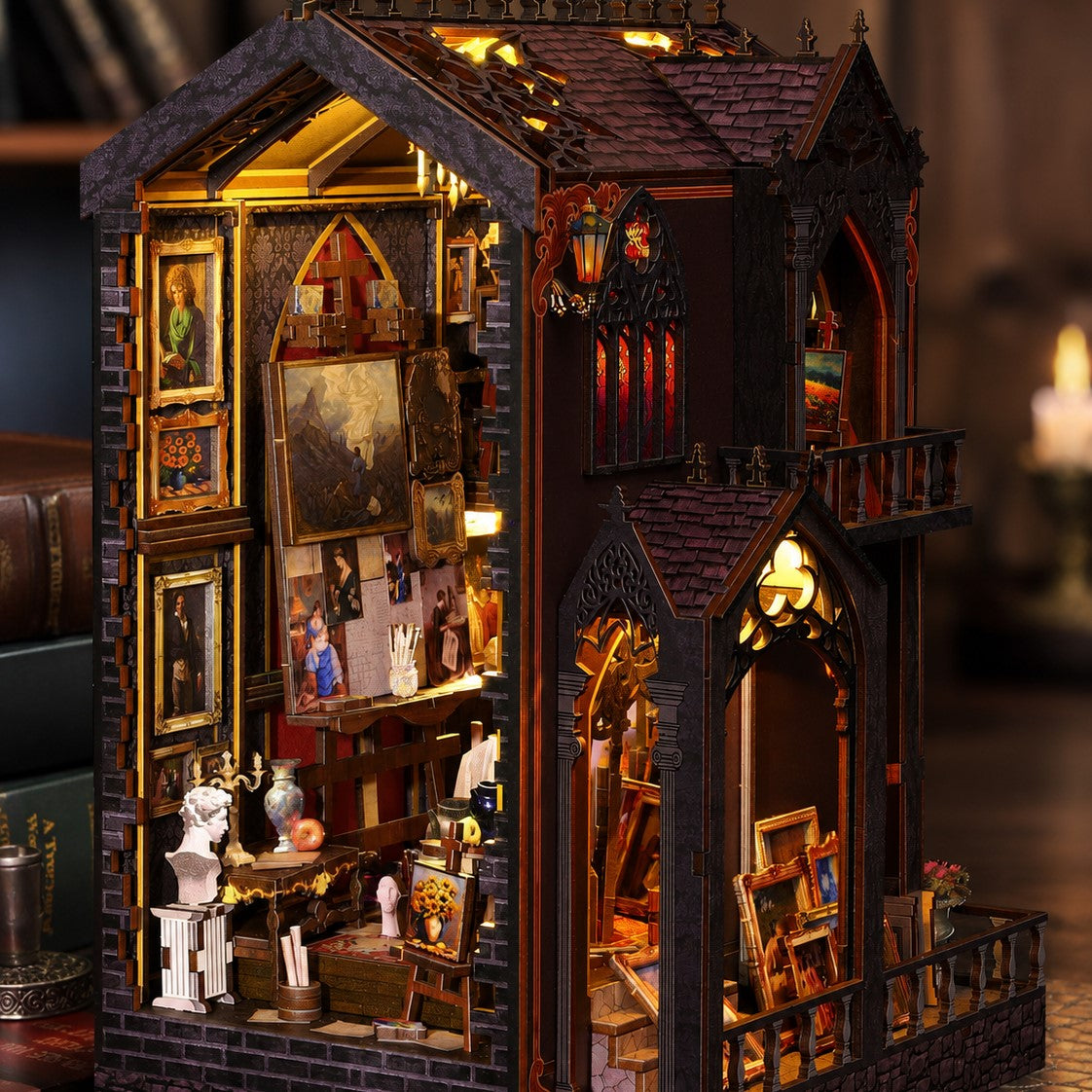Maison de poupée en bois - LumiArt™ - Club Des Enfants