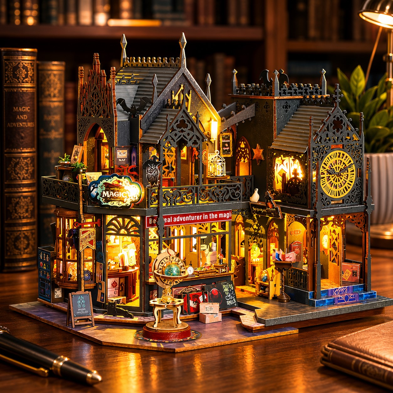Maison de poupée en bois - Luminia™ - Club Des Enfants