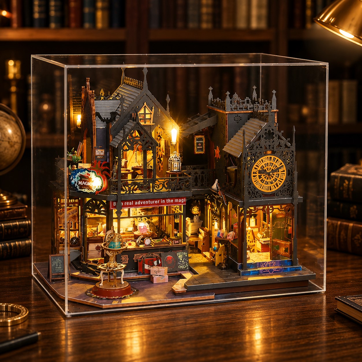 Maison de poupée en bois - Luminia™ - Club Des Enfants