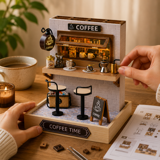 Maison miniature café - EspressoCorner™ - Club des Enfants