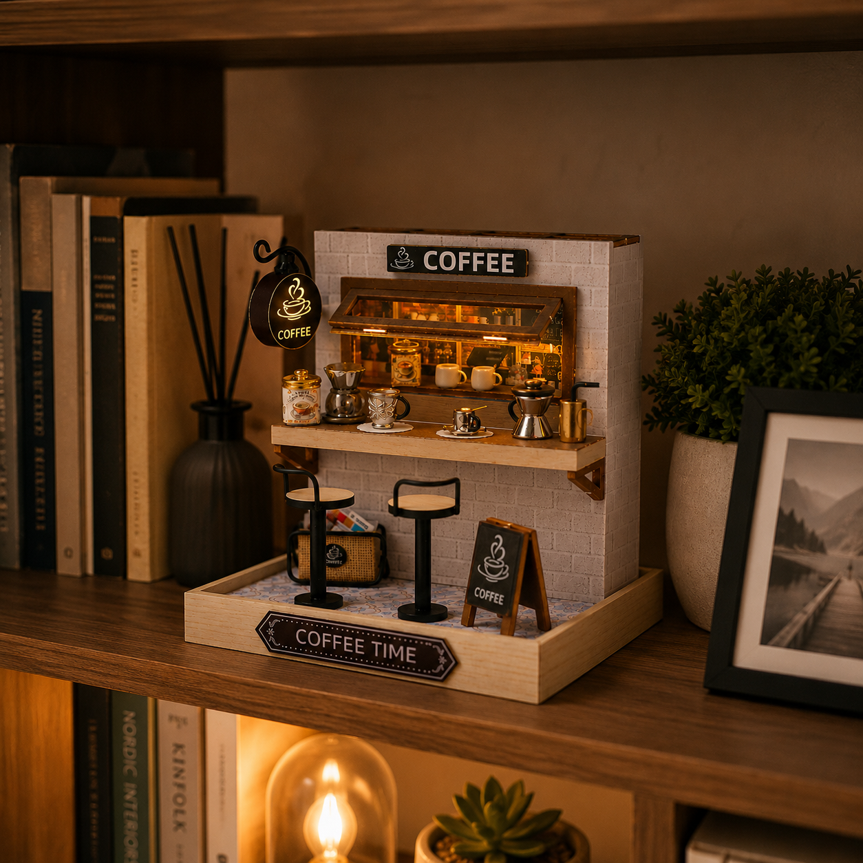 Maison miniature café - EspressoCorner™ - Club des Enfants