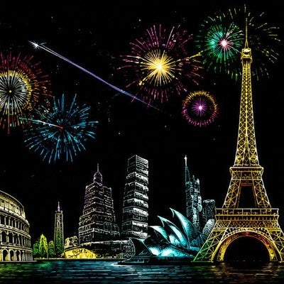 Peinture à gratter enfant - MagicCity™ - Club Des Enfants