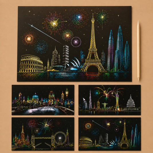 Peinture à gratter enfant - MagicCity™ - Club Des Enfants
