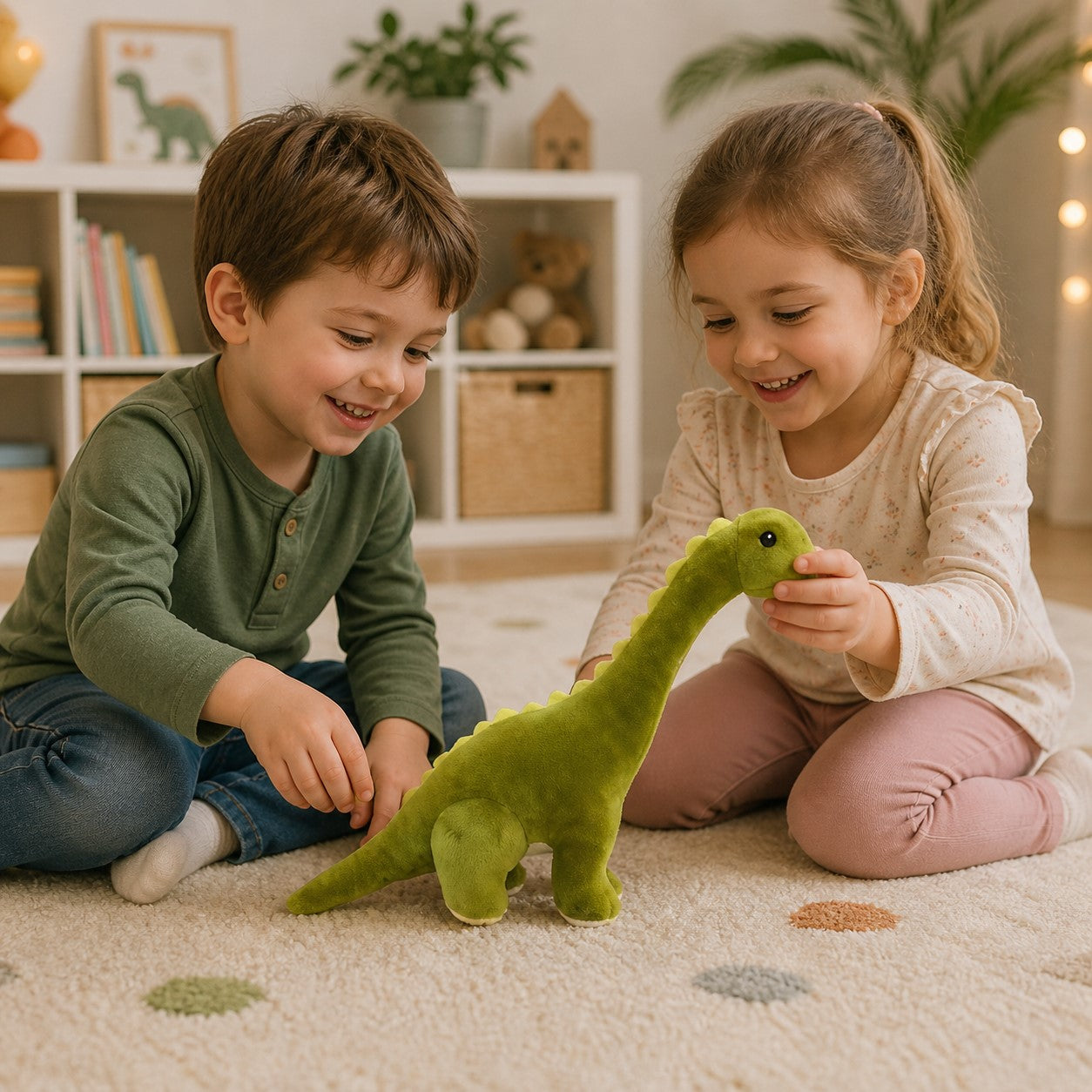 Peluche dinosaure - MegaDiplo™ - Club Des Enfants
