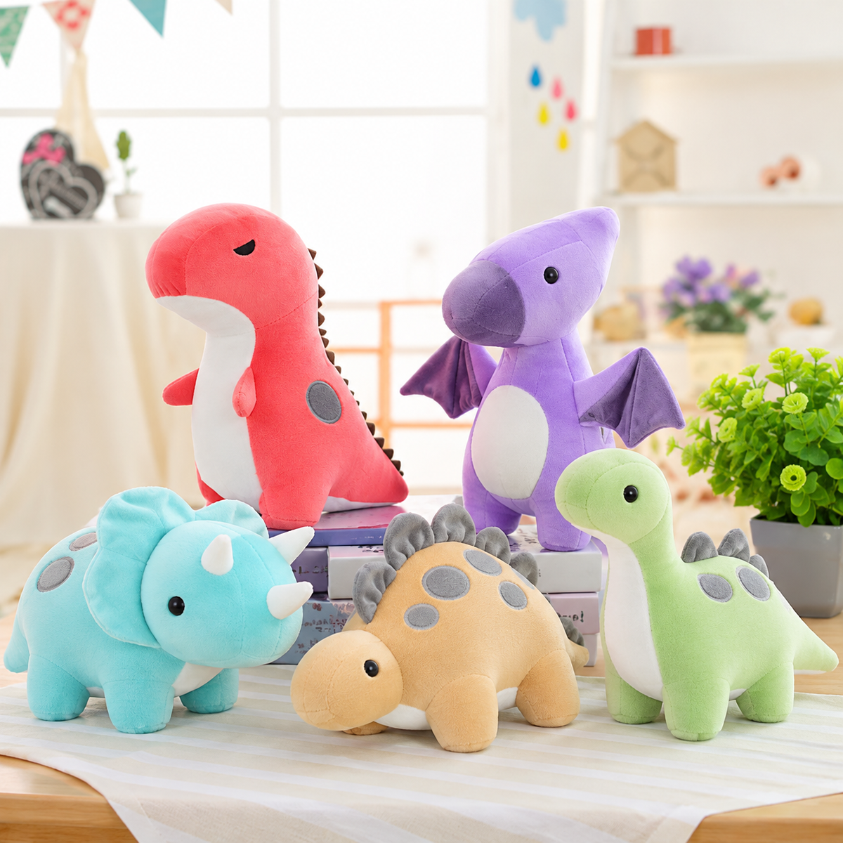 Peluche dinosaure - MiniSaurus2™ - Club Des Enfants