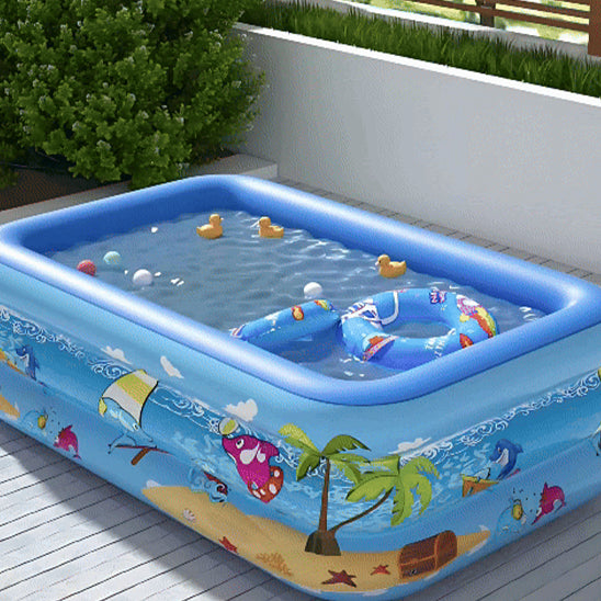 Piscine gonflable - LagonBleu™ - Club Des Enfants