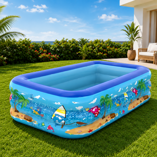 Piscine gonflable - LagonBleu™ - Club Des Enfants
