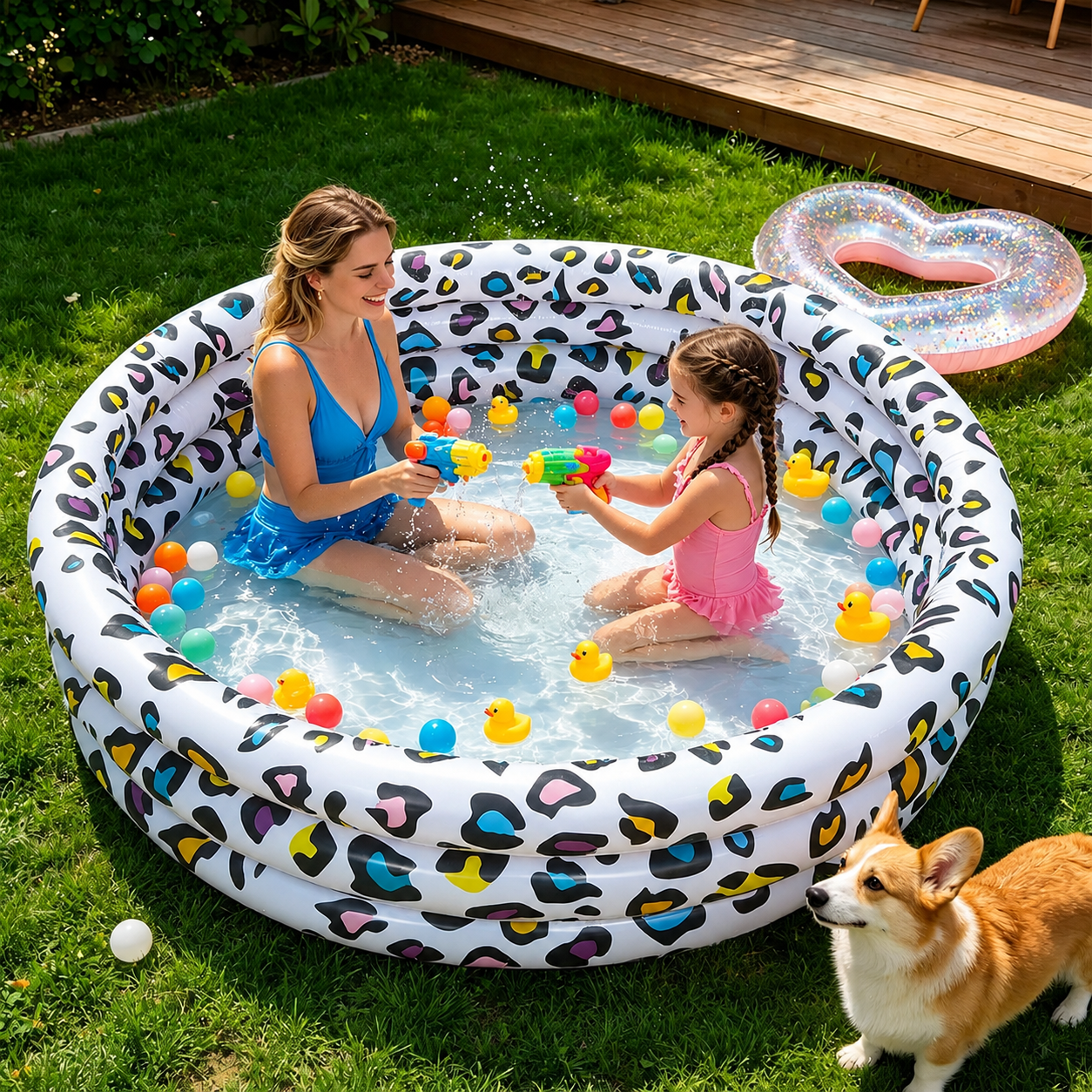 Piscine gonflable enfant - AquaSafari™- Club Des Enfants