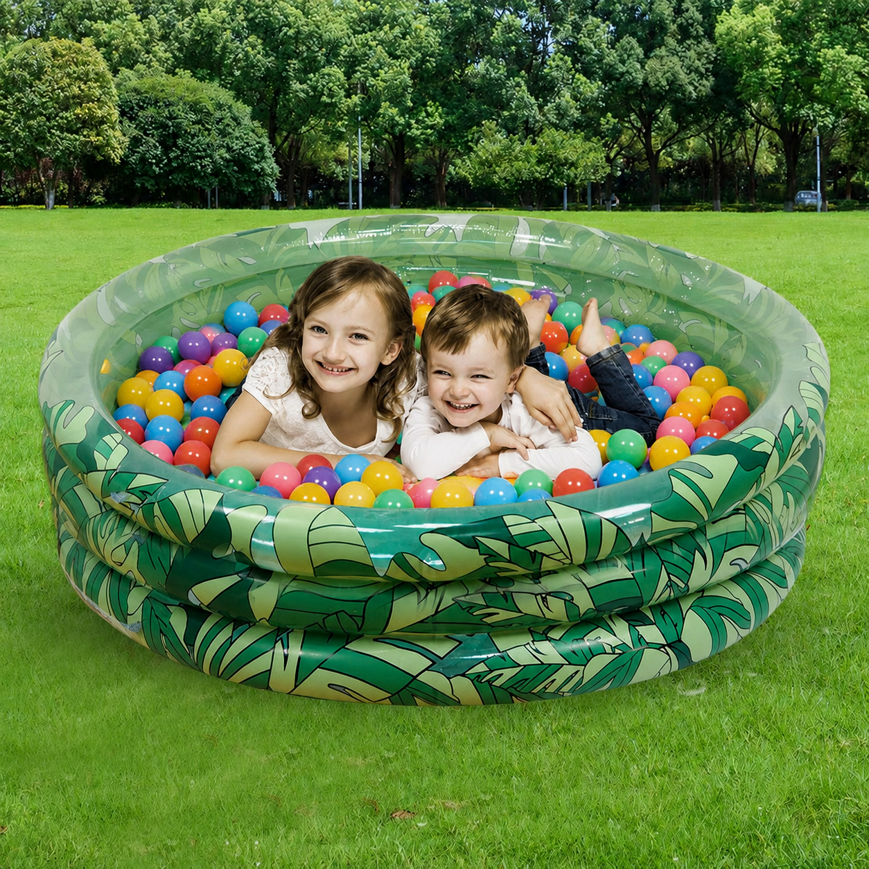 Piscine gonflable enfant - JunglePool™ - Club Des Enfants