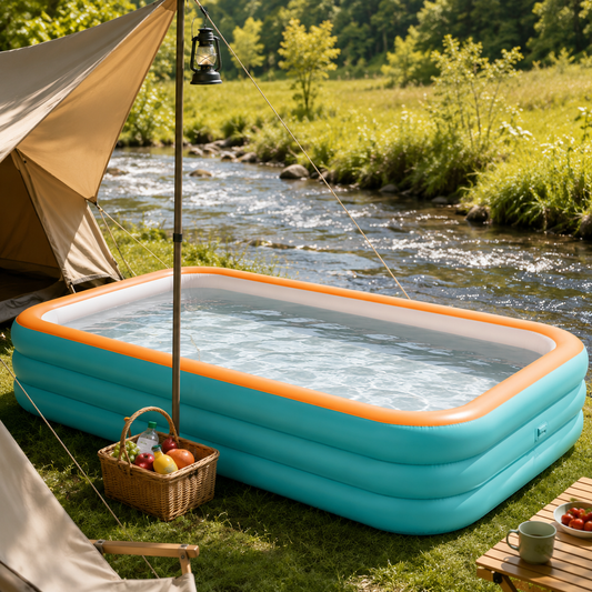 Piscine gonflable familiale - FamilyPool™ - Club Des Enfants