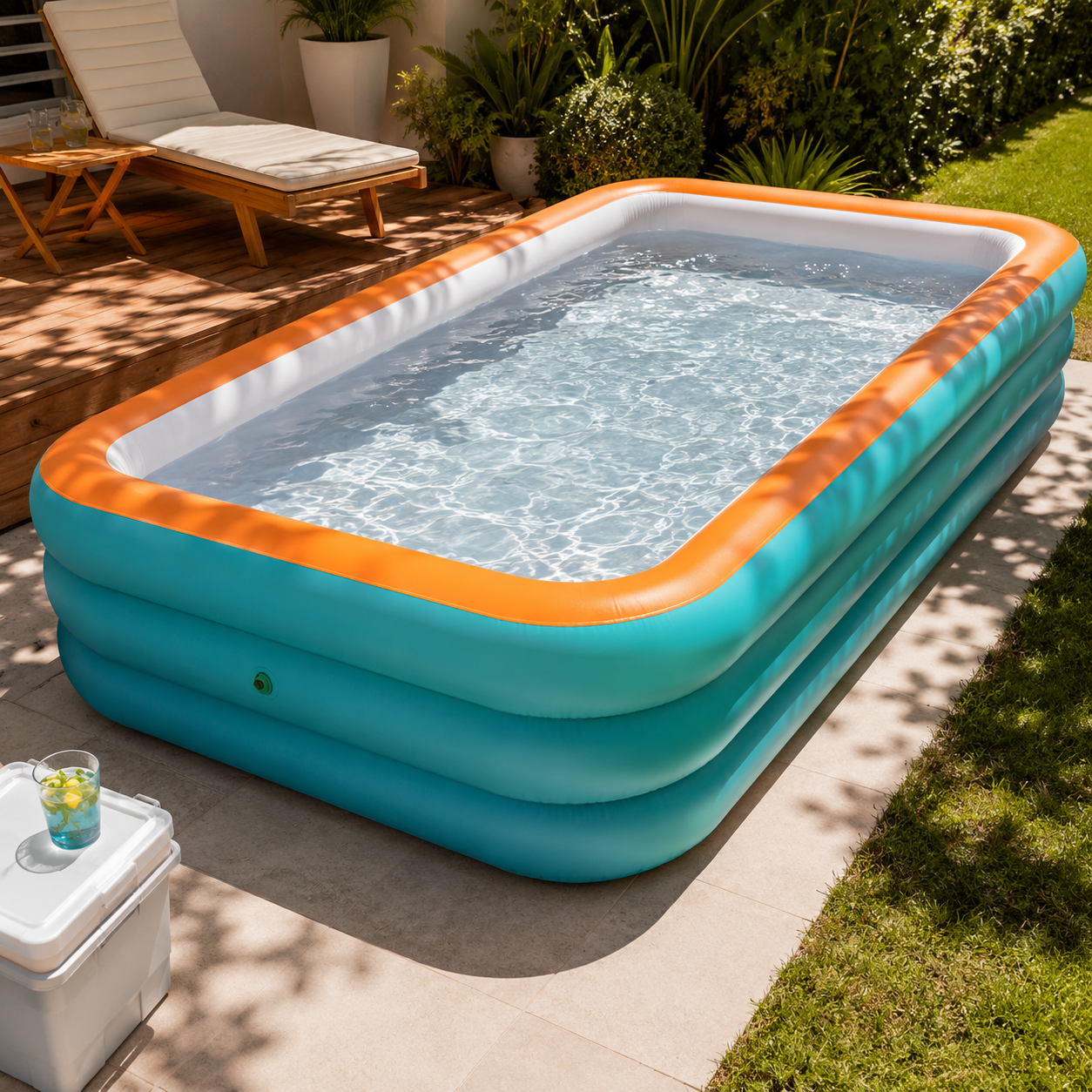 Piscine gonflable familiale - FamilyPool™ - Club Des Enfants