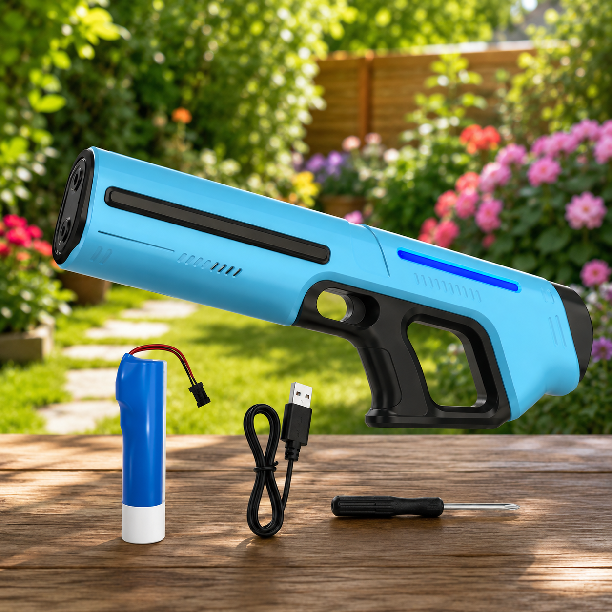 Pistolet à eau électrique - AquaStrike™ - Club Des Enfants