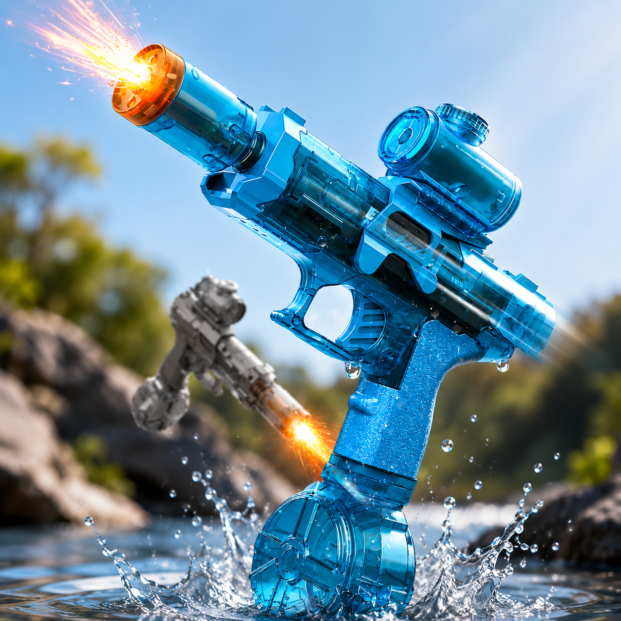 Pistolet à eau électrique - HydroStorm™ - Club Des Enfants